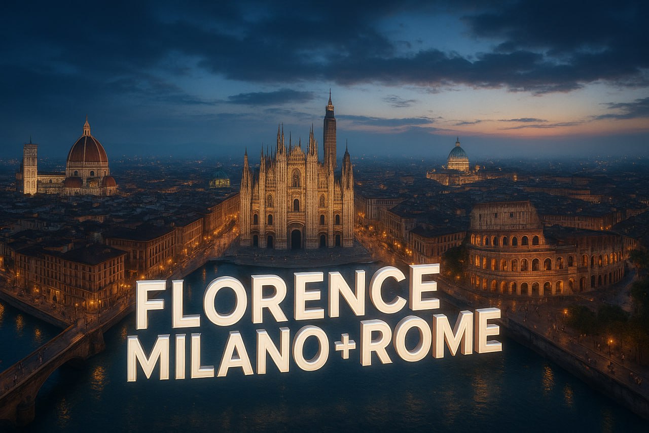 تور دور ایتالیا (میلان، رم، فلورانس) – ویژه نوروز ۱۴۰۵