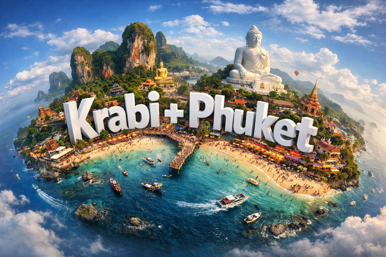 تور کرابی + فی فی + پوکت ویژه زمستان ۱۴۰۴