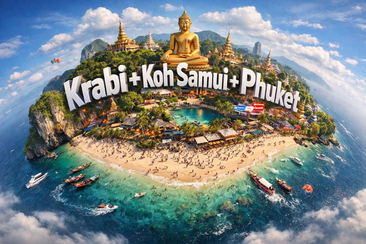 تور کرابی +سامویی +پوکت ویژه زمستان ۱۴۰۴